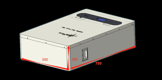 bateria Powerwall da montagem 10kwh Lifepo4 da parede de 48V 200Ah