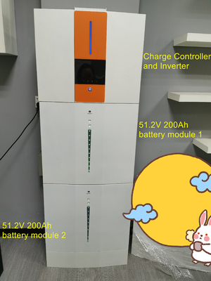 bateria de armazenamento de 20KWh 200Ah Lifepo4 fora do sistema das energias solares da grade