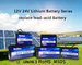 Bateria de lítio profunda do ciclo Lifepo4 24v 200ah para o sistema de energia solar