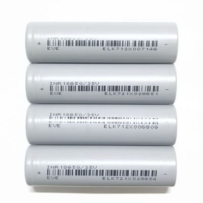 EVE 18650 Íon de lítio 3.7 V Bateria 3500mah 3C taxa de descarga 5C corrente máxima