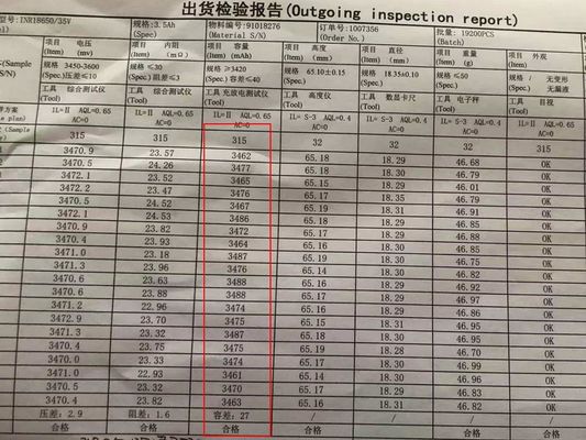 EVE 18650 Íon de lítio 3.7 V Bateria 3500mah 3C taxa de descarga 5C corrente máxima