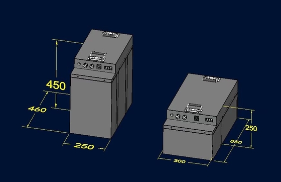 Bateria de veículo elétrico Lítio 48v 100ah 150ah 200ah Construída em BMS