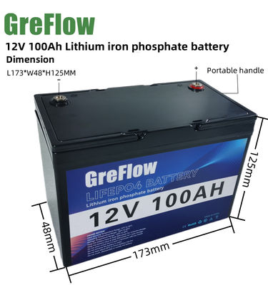 Lifepo4 Bateria 12v 50Ah 100Ah 150Ah 200Ah 300Ah Bateria de lítio de 12 volts